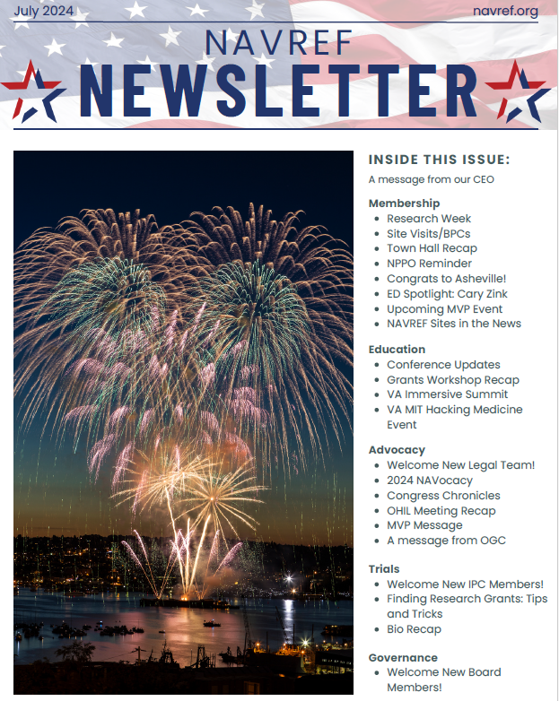 July 2024 NAVREF Newsletter 